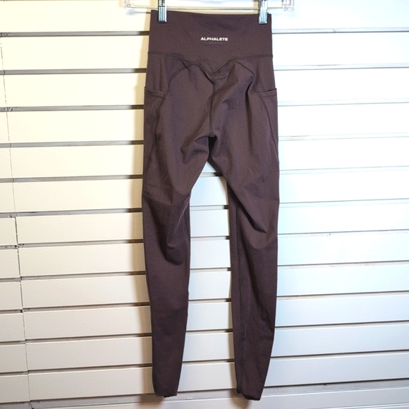 Alphalete Alphalux High Rise Legging in Sparrow Size S - Picture 5 of 8